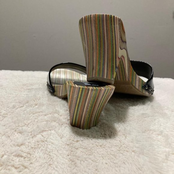 Italian wooden sandals. - Picture 4 of 4